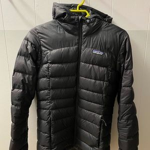 Patagonia Down Sweater Hoodie - Black - Women's Small